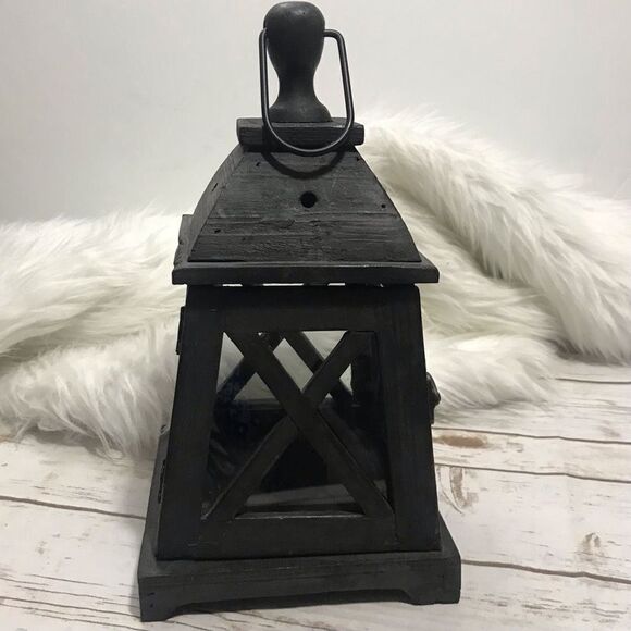 Home Decor Watch Tower Candle Holder Lantern Black - Picture 5 of 11